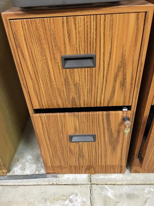 2 Drawer File Cabinet with Key $20 plus tax