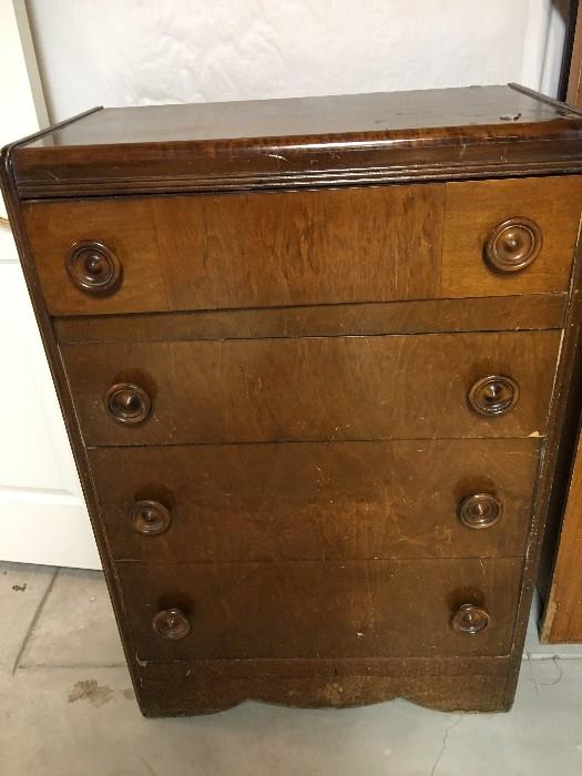 Vintage 4 Shelf Dresser Chest $50 plus tax