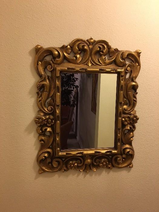 Gold Frame Mirror $20 plus tax