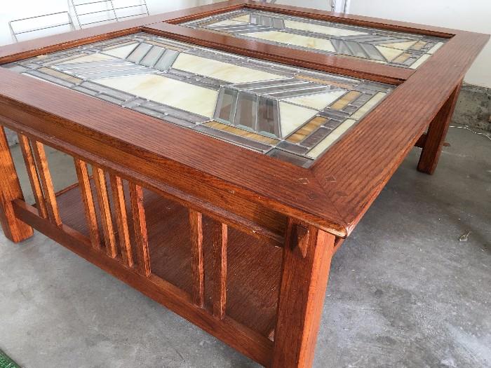 Stained Glass Coffee Table $60 plus tax