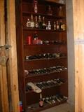 This old wine cellar is full of vintage "aged" bottles of various types and styles
