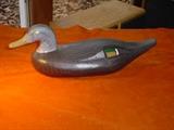 another of the carved decoy's