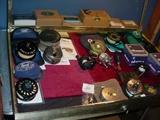 more of the fly reels, fresh water and salt water ones