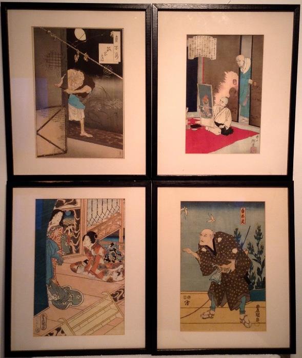 Japanese Woodblock Prints: Yoshitoshi, Kunishige & Utagawa Toyokuni 