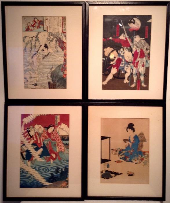 Japanese Woodblock Prints: Yoshitoshi, Kunishige & Utagawa Toyokuni 
