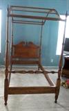 Vintage Twin Canopy Bed