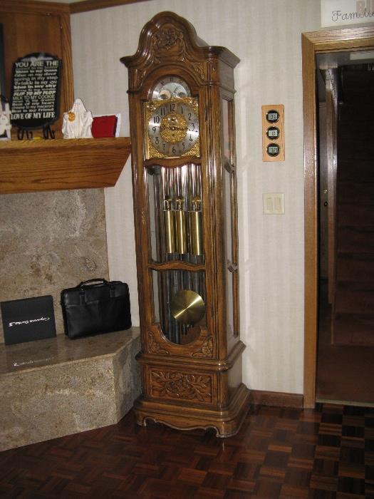 This exceptional Herschede Tall Clock chimes 3 different chime sequences.
