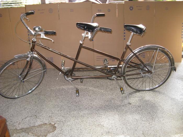 A Vintage SCHWINN Tandem Bicycle.  Excellant condition.