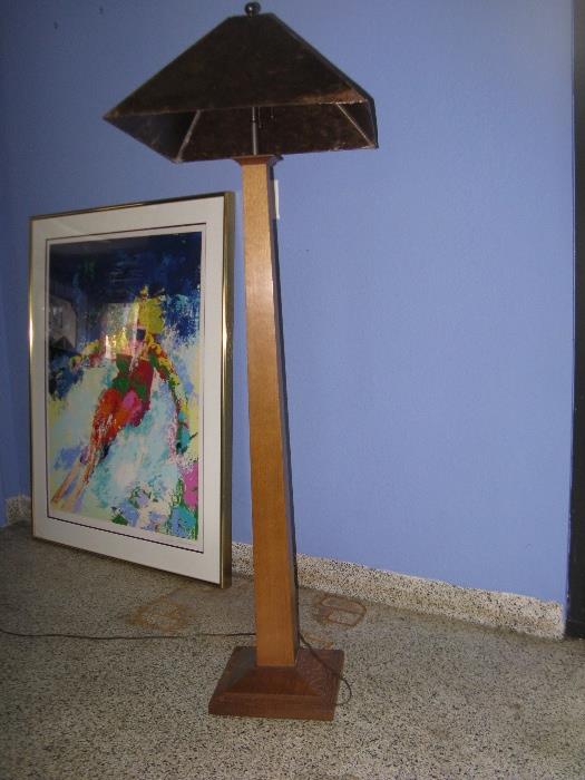 A Stickley lamp . . . 