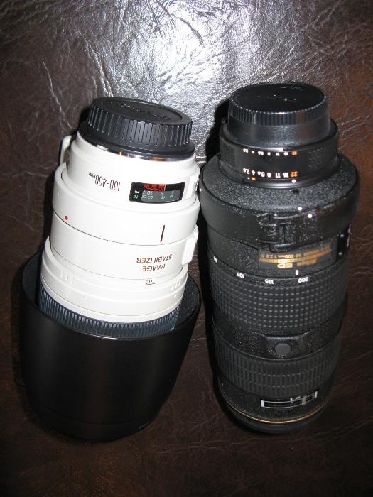 . . . and TWO telephoto lenses!  