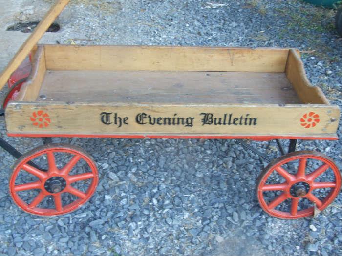 The Evening Bulletin Reproduction wagon