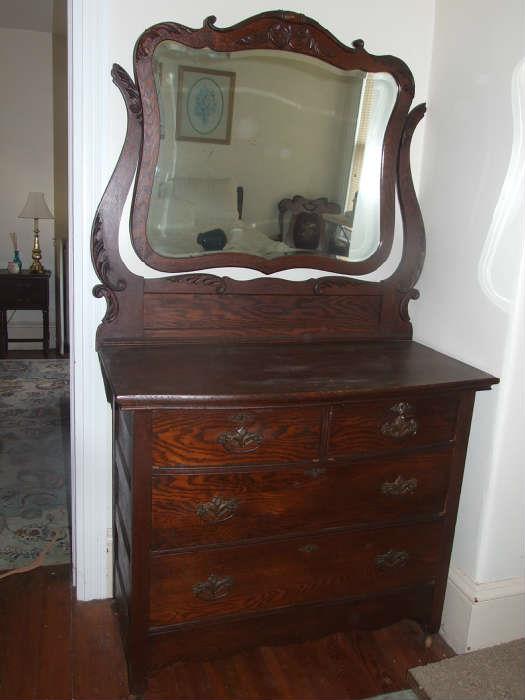 Victorian Oak Dresser