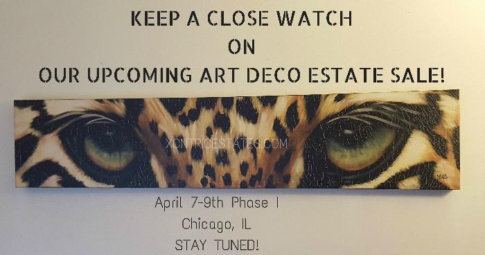 PHASE 1 ~ ART DECO ESTATE SALE APRIL 7-9TH! CHICAGO, IL