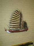 C. Jere signed copper wall sculpture