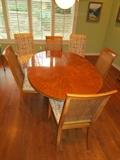 Drexel dining set shown without leaves