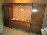 Thomasville queen headboard with storage surround 