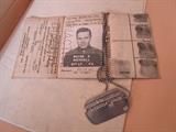 In WWII scrap book