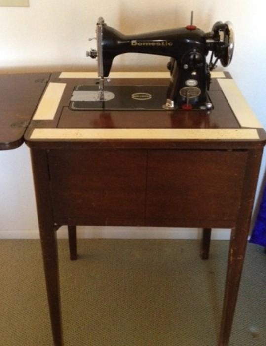 Domestic C.B. Deluxe sewing machine w/ table