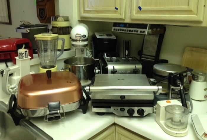 some of the kitchen appliances