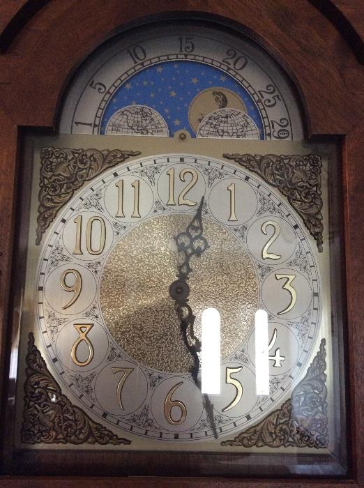 Detail, grandfather clock