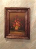 Oil floral painting
