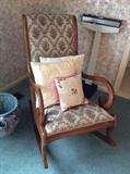 Upholstered rocking chair
