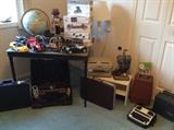 Model cars, vintage audio and video equipment