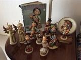 A few of the Hummel figurine collection