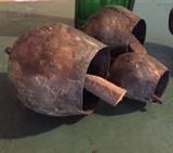Antique Primitive Small Copper Bells