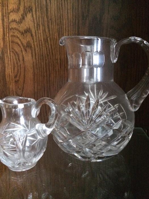 Crystal pitchers