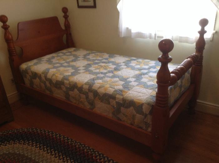 Gat Creek brand hand crafted single bed.