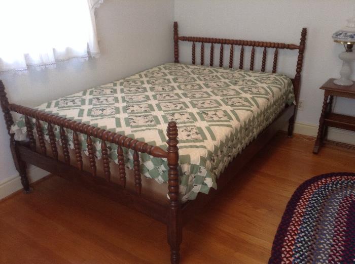 1920's Jenny Lind style double bed