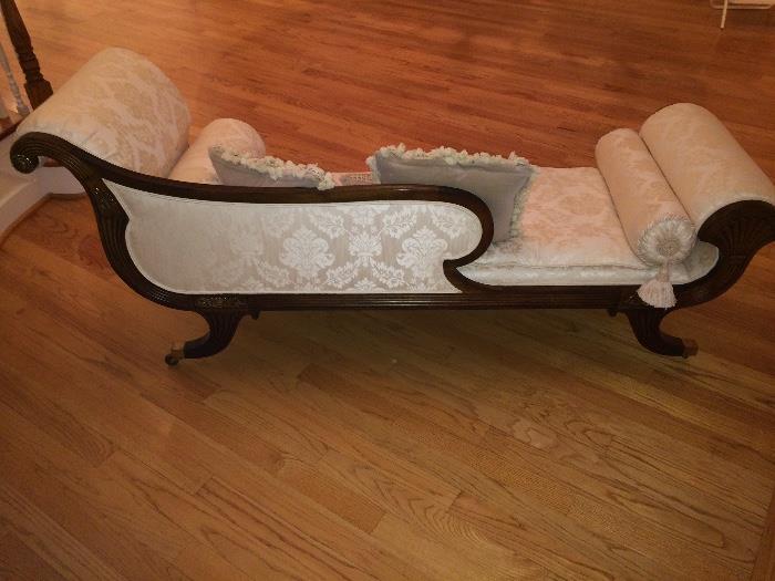 Baker Furniture Historic Charleston Collection Chaise. Featured on the cover of "Veranda Magazine " 