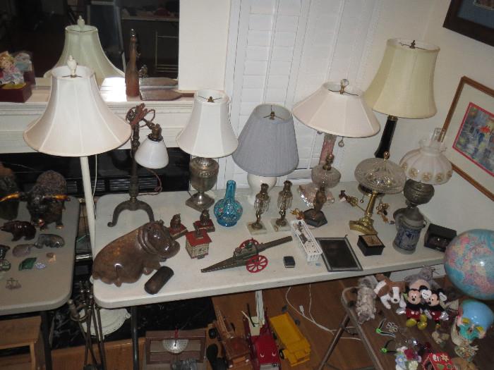 Misc. lamps $50 - $250