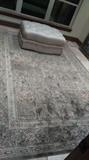 Silk rug , cocktail ottoman