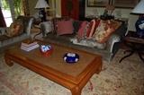 COFFEE TABLE MAY NOT BE FOR SALE - GENEROUS OFFERS WILL BE CONSIDERED. TABLE LAMPS ARE NOT FOR SALE.