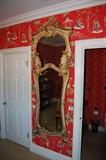 ANTIQUE 7 FOOT TALL FRENCH MIRROR