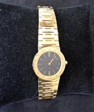 18K YELLOW GOLD BVLGARI LADIES WATCH