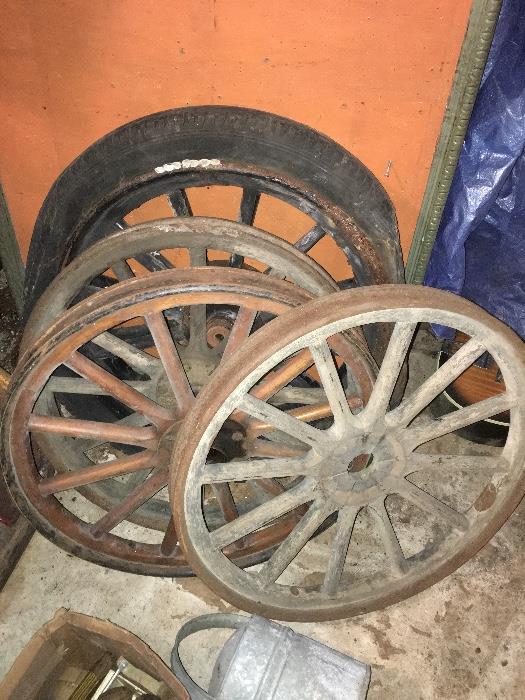 Model T wheels