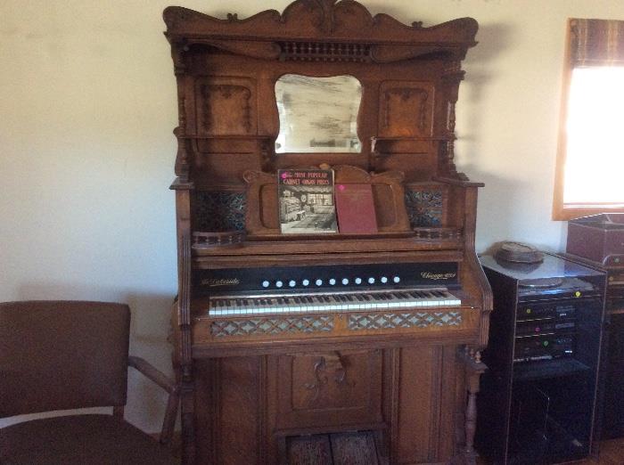 Antique Lakeside pump organ