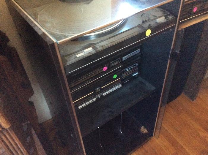 Stereo equipment and cabinet