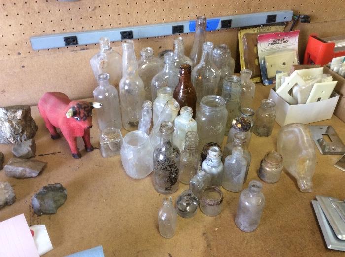 Old found bottles