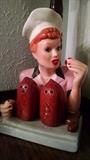 "I Love Lucy" Salt and Peeper