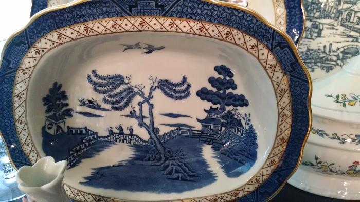 Royal Doulton "Real Old Willow" vegetable bowl