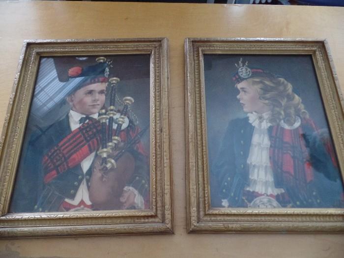 Vintage Scottish prints