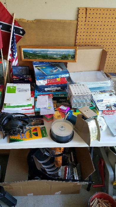 Office supplies and home decor for box sale
