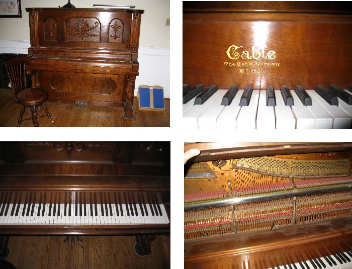 Cable upright gorgeous piano