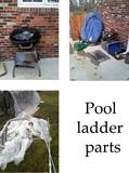 BBQ pit, pool items