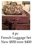French luggage set