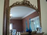 Stunning mirror!!! Would make an elegant statement in any home!!! (Sorry, the blue vases sold!)